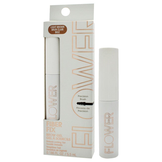 Fiber Fix Brow Gel - BG2 Light Brown by Flower Beauty for Women - 0.186 oz Eyebrow Gel, See Description, alternate image number 3