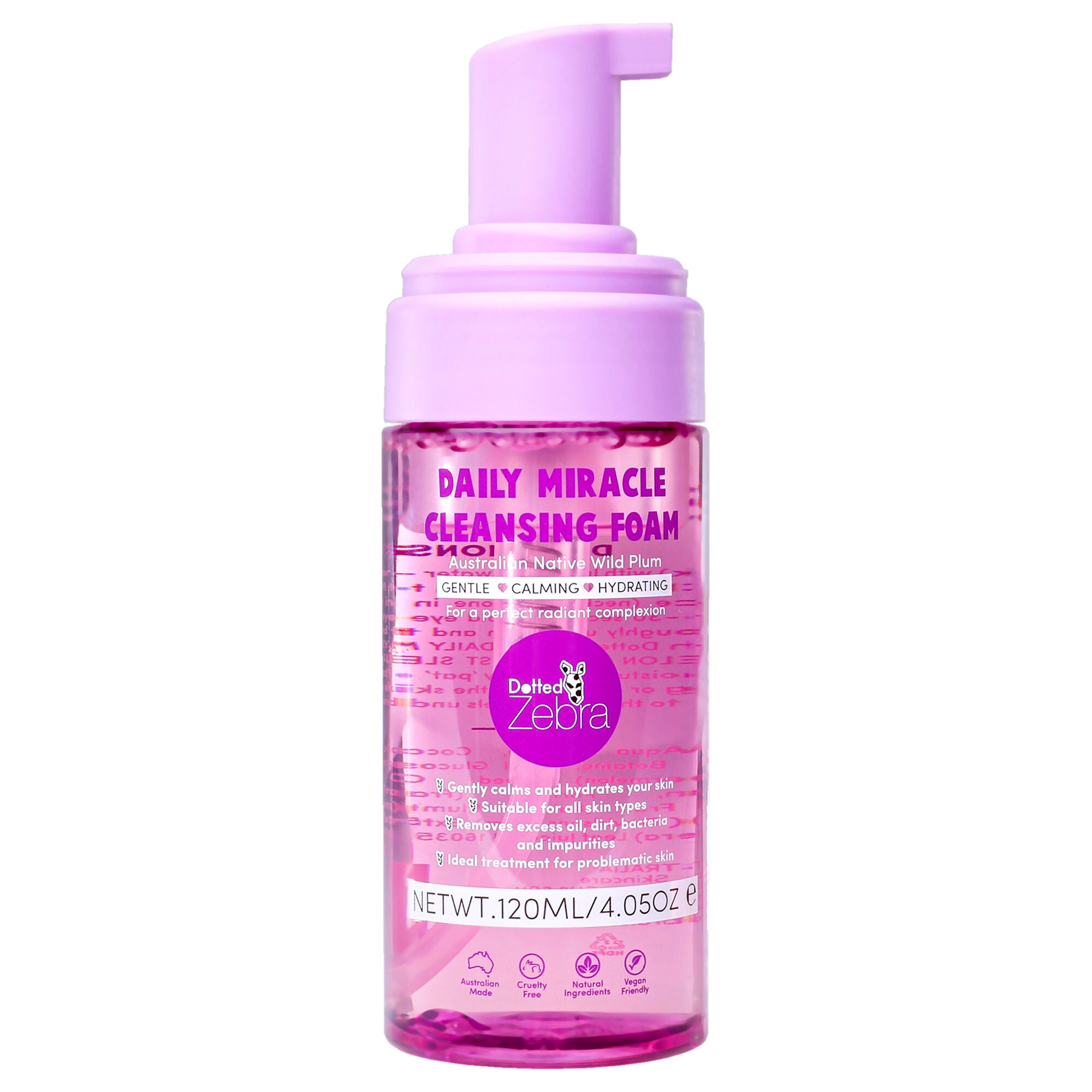 Daily Miracle Cleansing Foam by Dotted Zebra for Women - 4.05 oz Cleanser, , alternate image number 2
