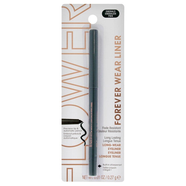 Forever Wear Liner Long-Wear Eyeliner - FW4 Emerald by Flower Beauty for Women - 0.01 oz Eyeliner, See Description, hi-res image number 0