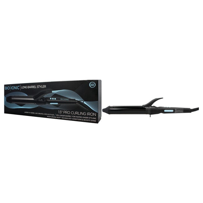 Long Barrel Styler - Black by Bio Ionic for Women - 1.5 Inch Curling Iron, See Description, alternate image number 3