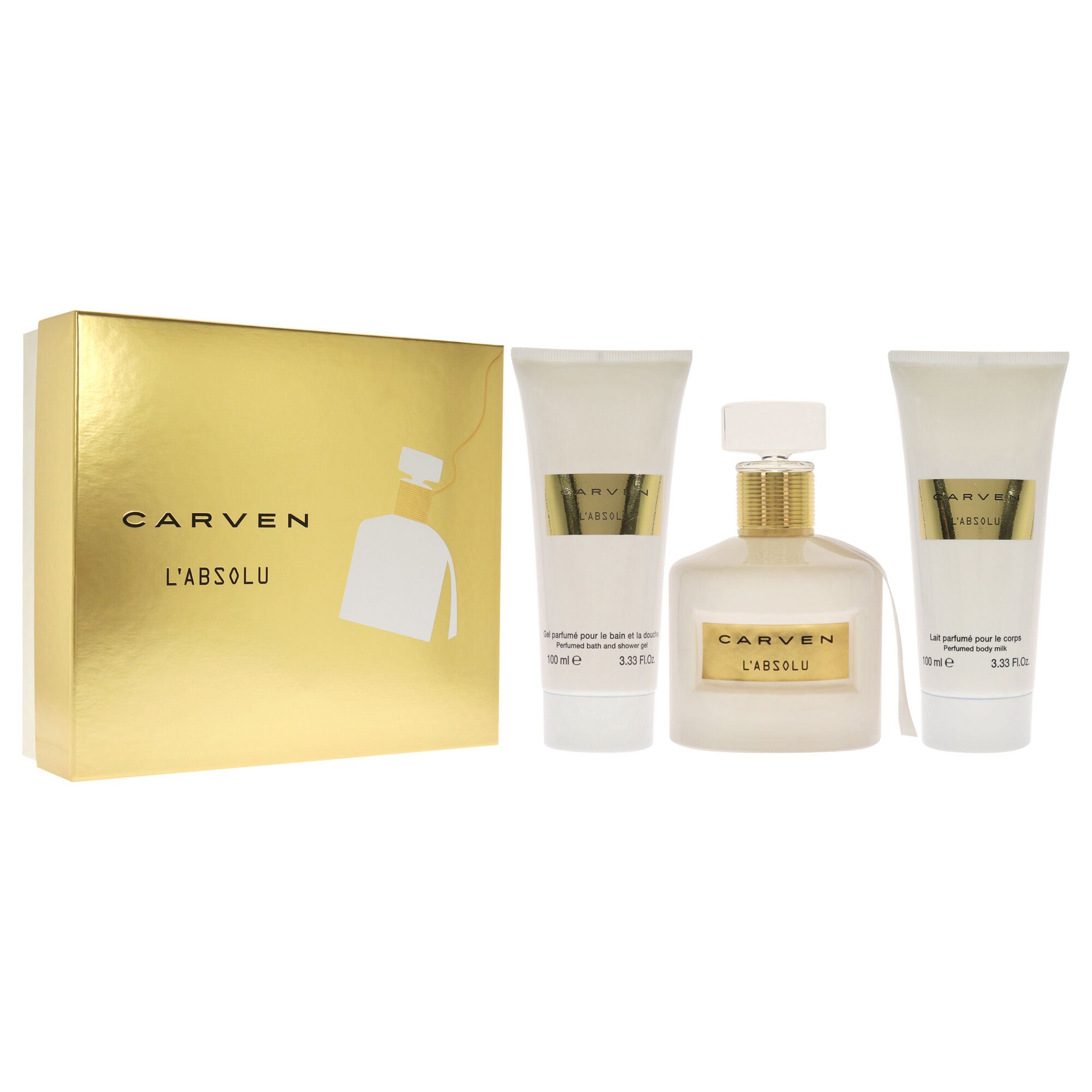 LAbsolu by Carven for Women - 3 Pc Gift Set 3.33oz EDP Spray, 3.33oz Perfumed Body Milk, 3.33oz Perfumed Bath and Shower Gel, , alternate image number 6