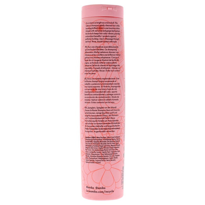 Mirrorball High Shine Plus Protect Antioxidant Shampoo by Amika for Unisex - 9.2 oz Shampoo, See Description, alternate image number 1