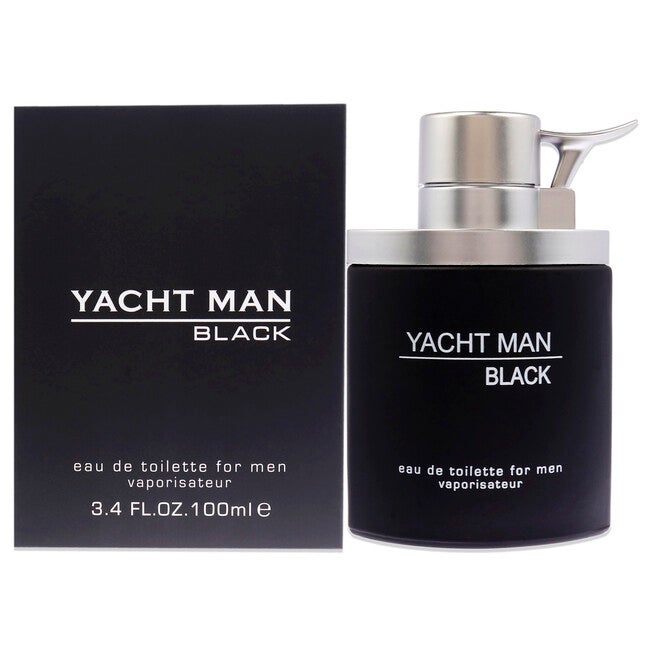 Yacht Man Black by Myrurgia for Men - 3.4 oz EDT Spray, See Description, hi-res image number 0