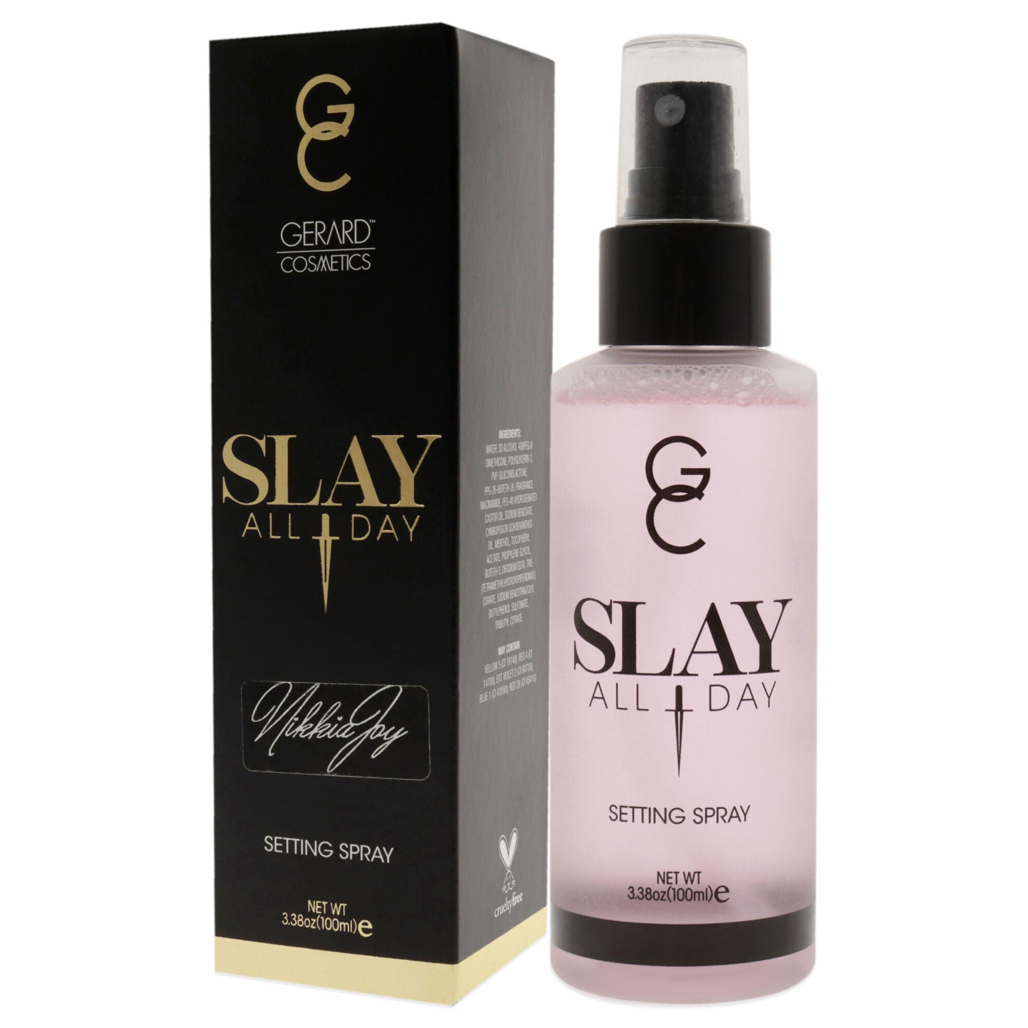 Slay All Day Setting Spray - Rose by Gerard Cosmetic for Women - 3.38 oz Setting Spray, See Description, alternate image number 3