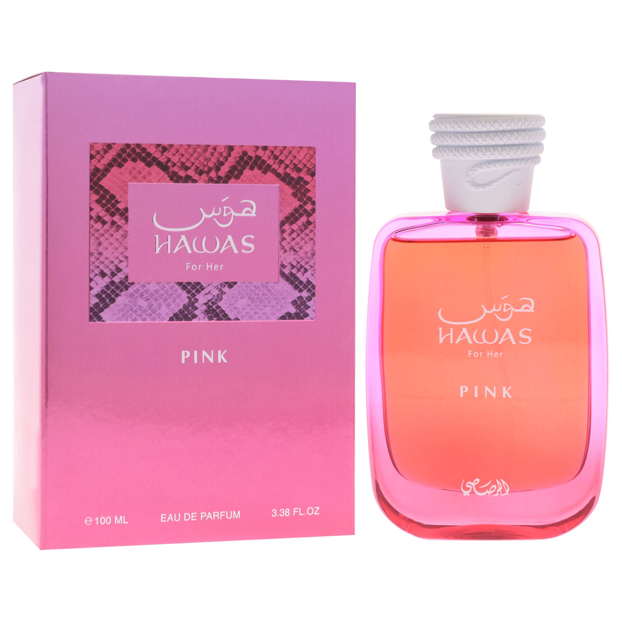 Hawas Collection - Hawas Pink by Rasasi for Women - 3.38 oz EDP Spray, Clear, alternate image number 2