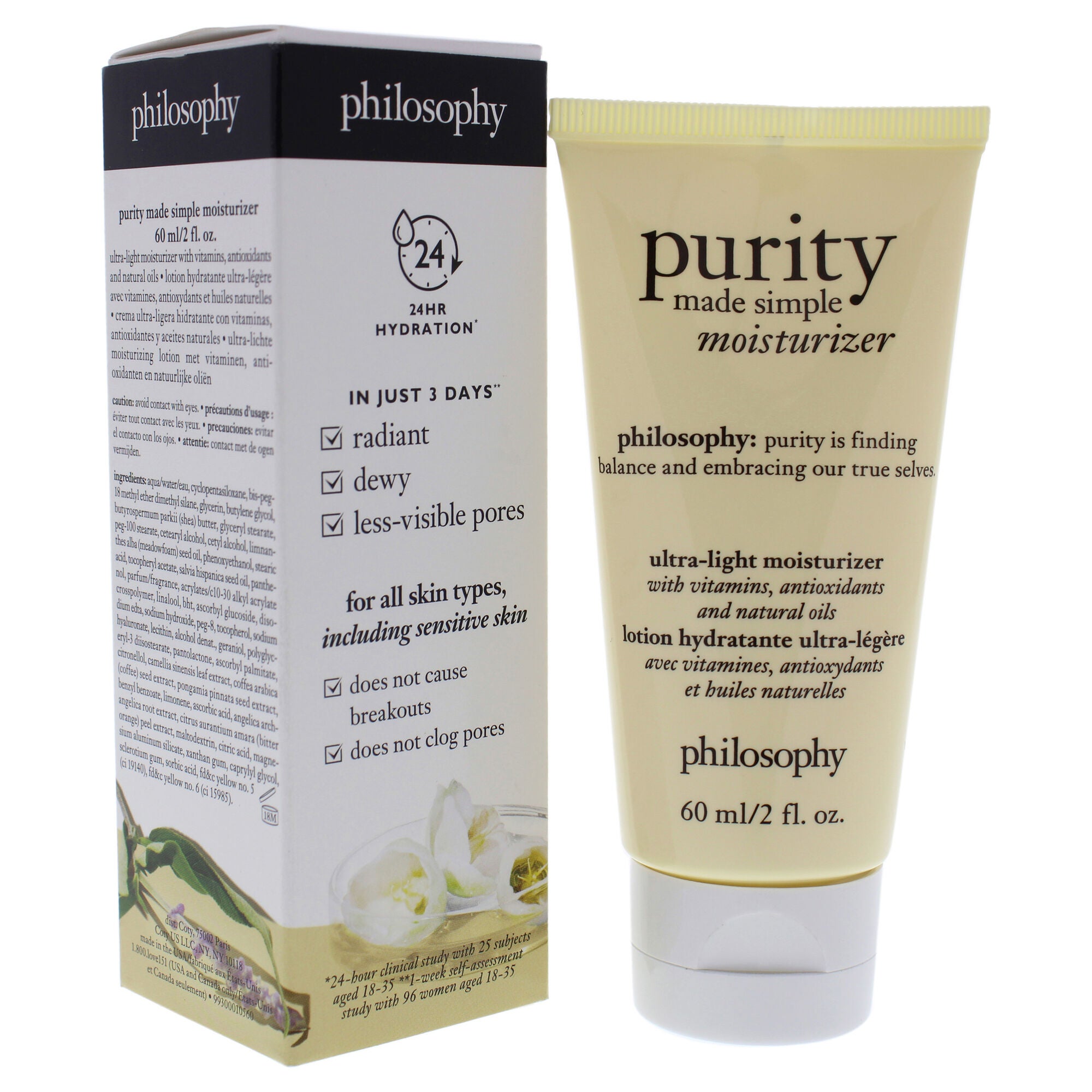 Purity Made Simple Moisturizer by Philosophy for Unisex - 2 oz Moisturizer, , alternate image number 7