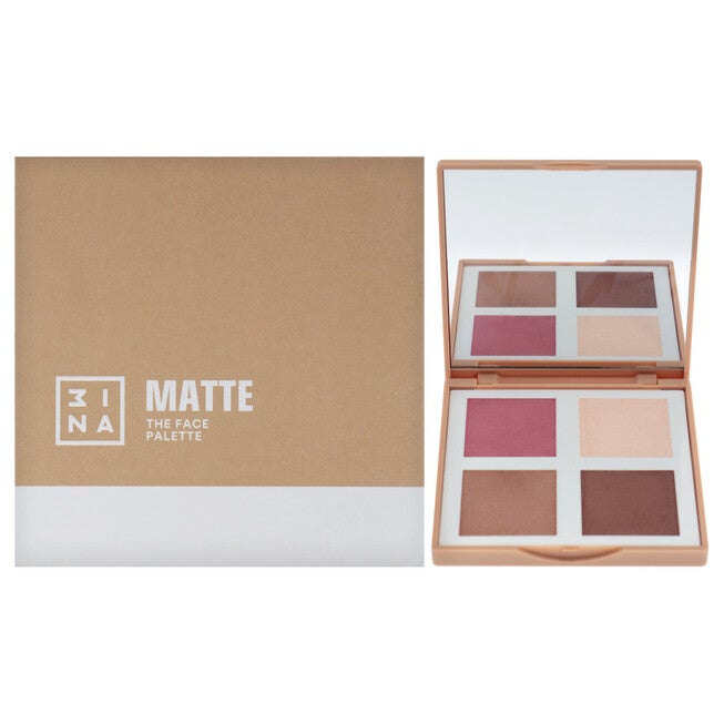 The Matte Face Palette by 3INA for Women - 0.35 oz Palette, See Description, hi-res image number 0