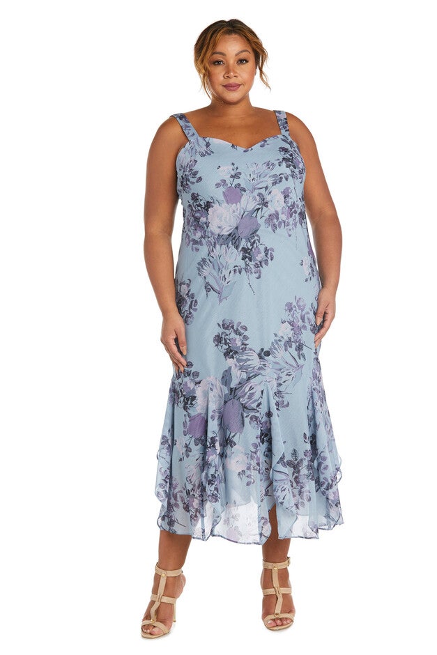 Two-Piece Flyaway Long Daytime Jacket Dress, , alternate image number null