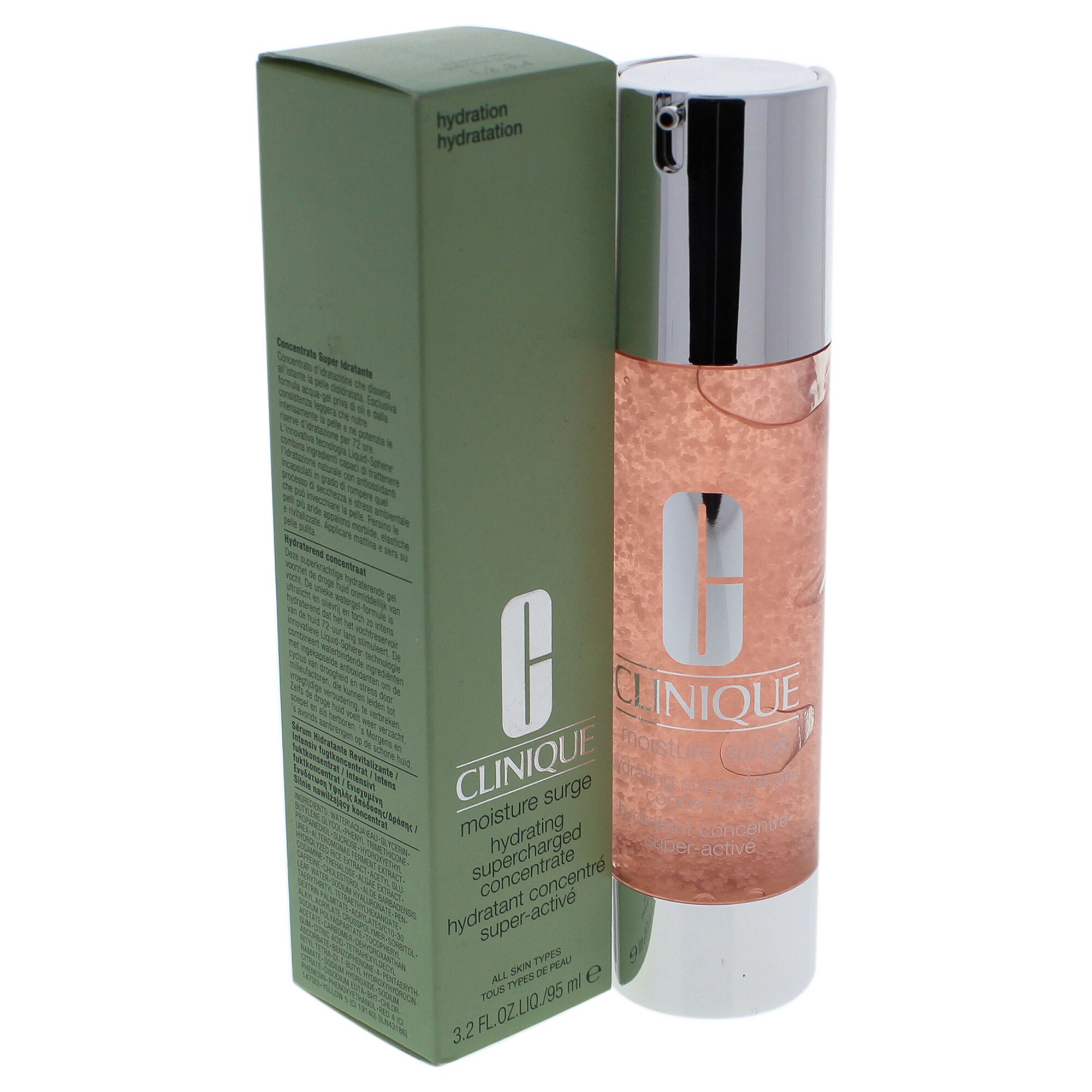 Moisture Surge Hydrating Supercharged Concentrate by Clinique for Unisex - 3.2 oz Moisturizer, See Description, alternate image number 3
