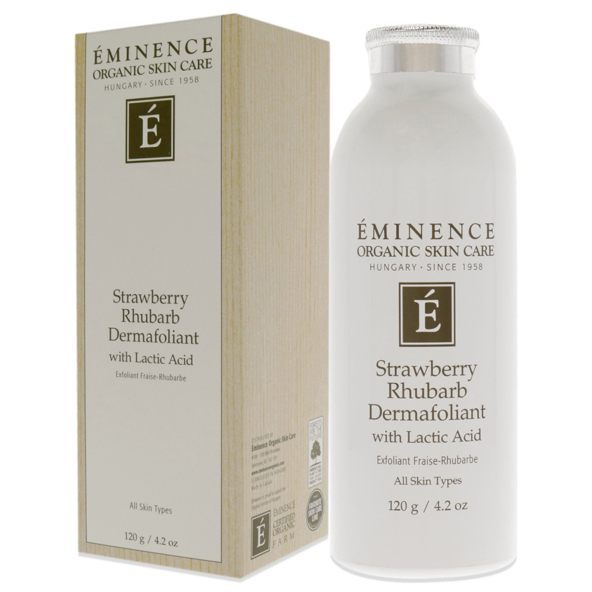 Strawberry Rhubarb Dermafoliant With Lactic Acid by Eminence for Unisex - 4.2 oz Exfoliator, , alternate image number 7
