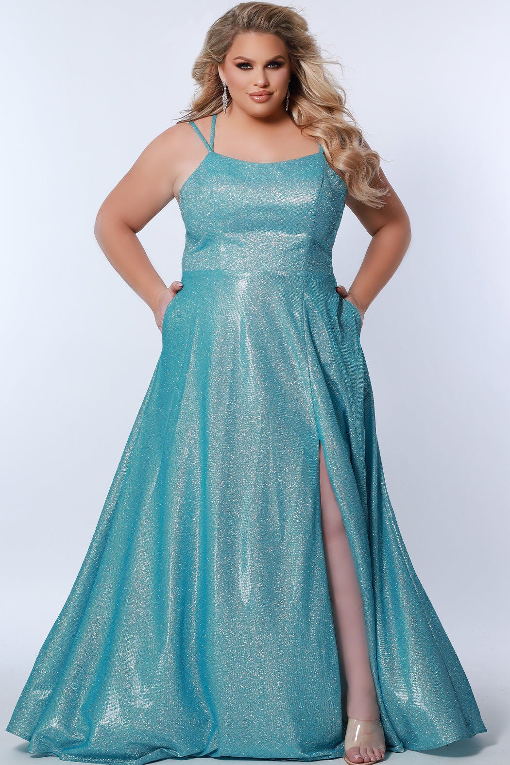 MYSTICAL MOMENT FORMAL DRESS, Topaz / Turquoise, hi-res image number 0