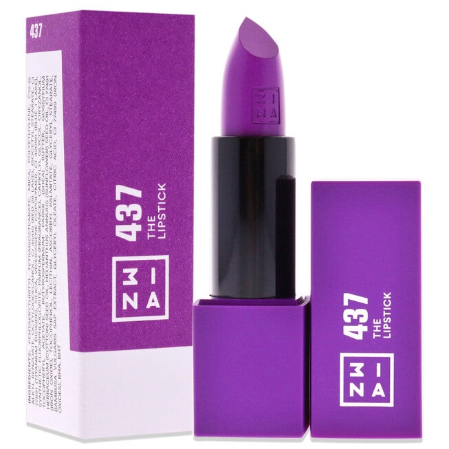 The Lipstick - 437 Ultra Violet by 3INA for Women - 0.16 oz Lipstick, See Description, alternate image number 2