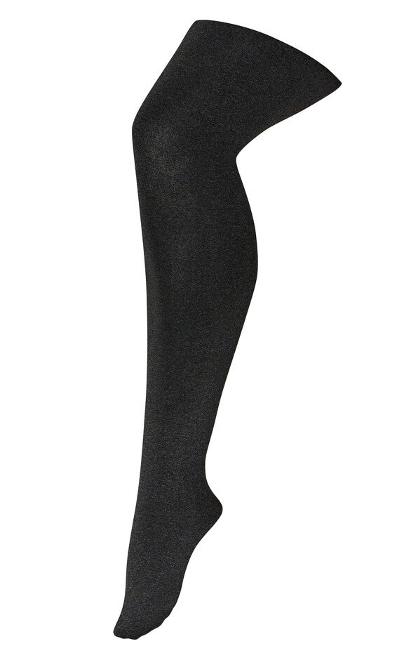 Plush Lined Tights - gray, Grey, hi-res image number 0
