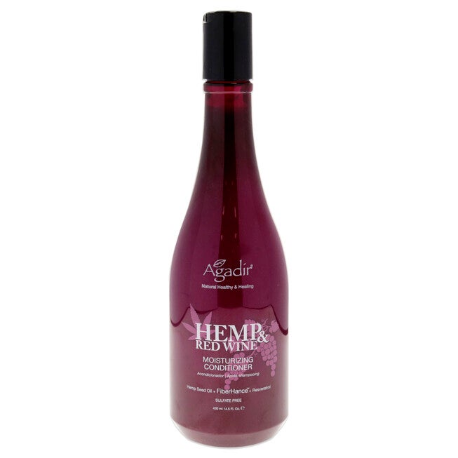 Hemp and Red Wine Moisturizing Conditioner by Agadir for Unisex - 14.5 oz Conditioner, , alternate image number 3