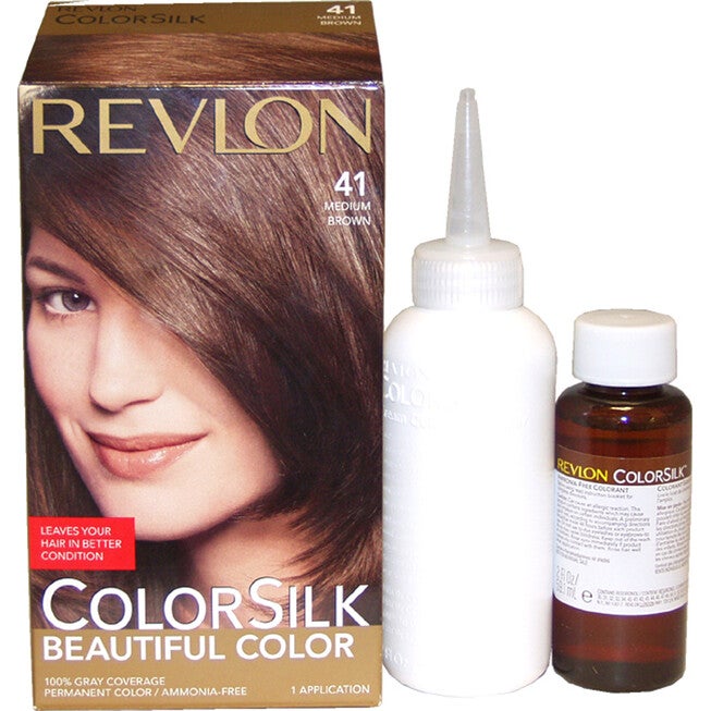 Colorsilk Beautiful Color - 41 Medium Brown by Revlon for Unisex - 1 Application Hair Color, NA, hi-res image number null