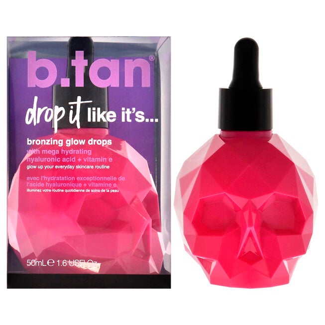 Drop It Like Its Bronzing Glow Drops Self Tanner by B.Tan for Unisex - 1.6 oz Bronzer, See Description, hi-res image number 0