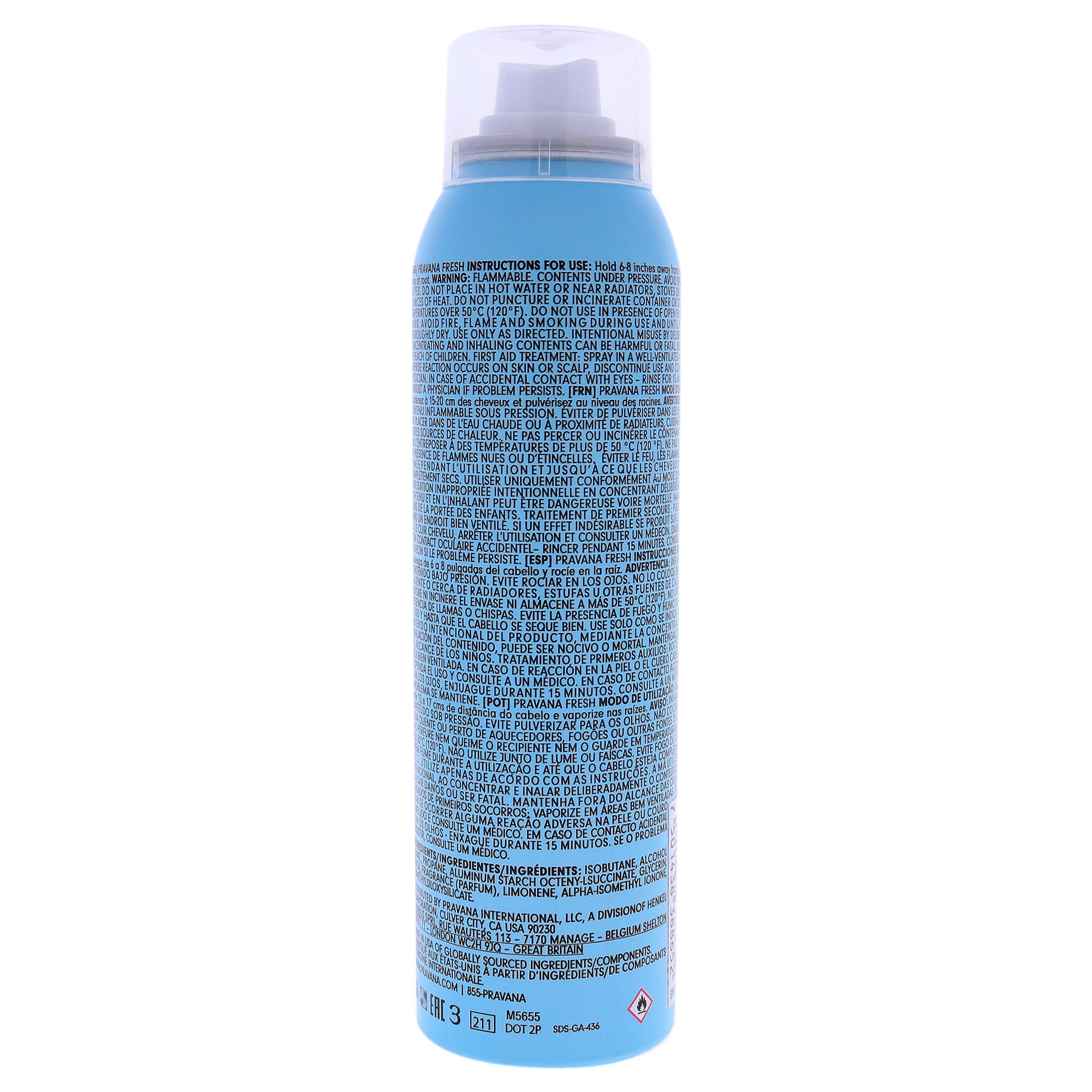 Fresh Dry Shampoo by Pravana for Unisex - 3.4 oz Dry Shampoo, See Description, alternate image number 2