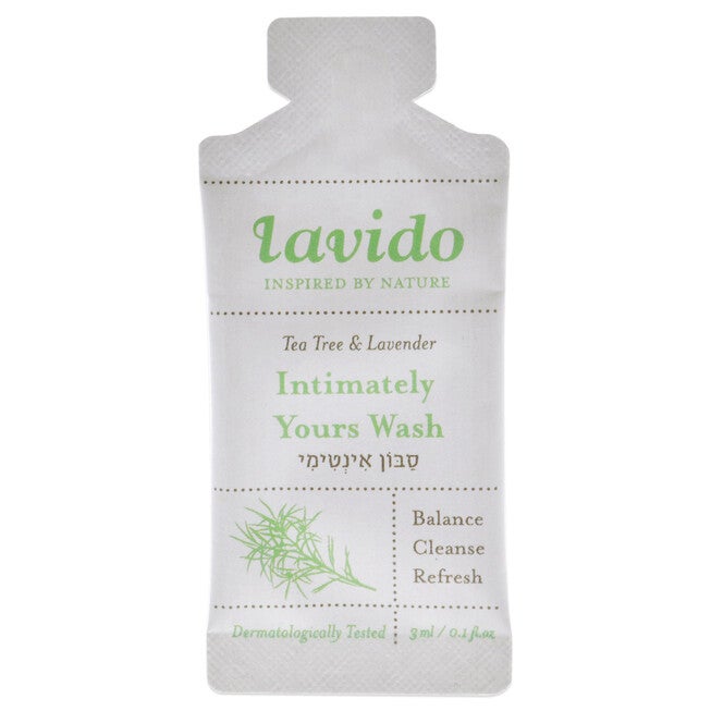 Intimately Yours Wash - Tea Tree and Lavander by Lavido for Unisex - 10 x 0.1 oz Cleanser, See Description, alternate image number 3