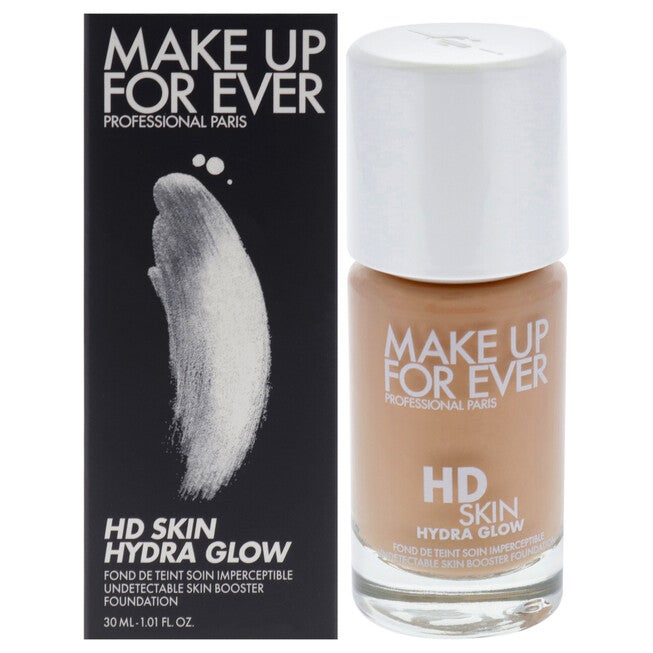 HD Skin Hydra Glow - 2R34 Cool Caramel by Make Up For Ever for Women - 1 oz Foundation, See Description, hi-res image number 0