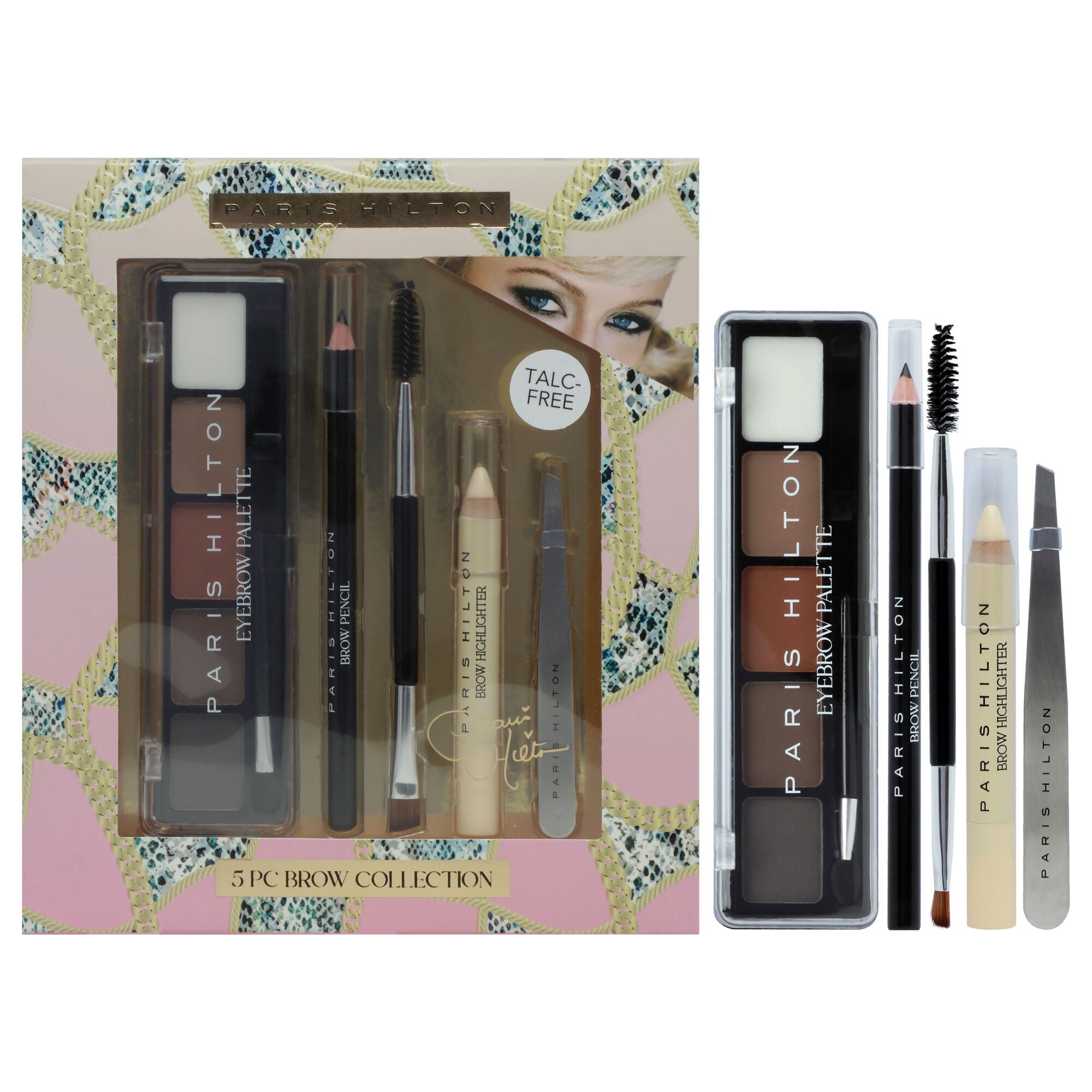 Brow Collection Set by Paris Hilton Cosmetics for Women - 5 Pc Set, See Description, hi-res image number 0
