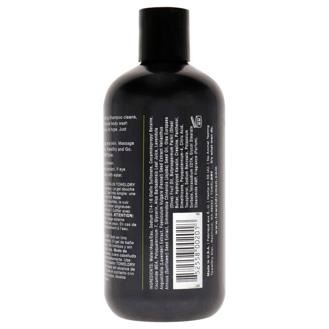 Hydrating Shampoo by Towel Dry for Men - 12 oz Shampoo, See Description, alternate image number 1