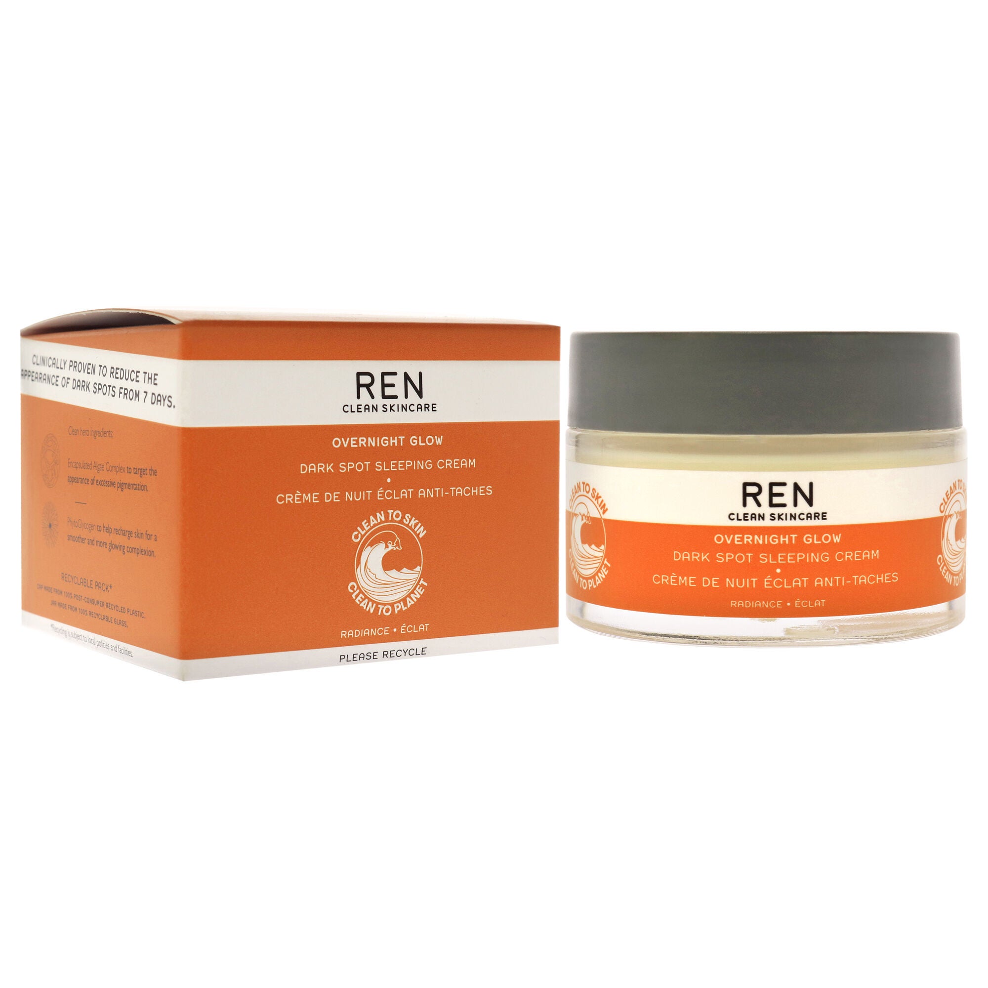 Overnight Glow Dark Spot by REN for Unisex - 1.7 oz Cream, , alternate image number 6