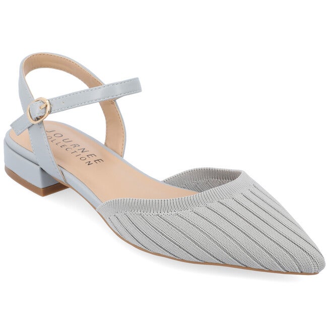 Women's Ansley Medium and Wide Width Flats, Blue, hi-res image number 0