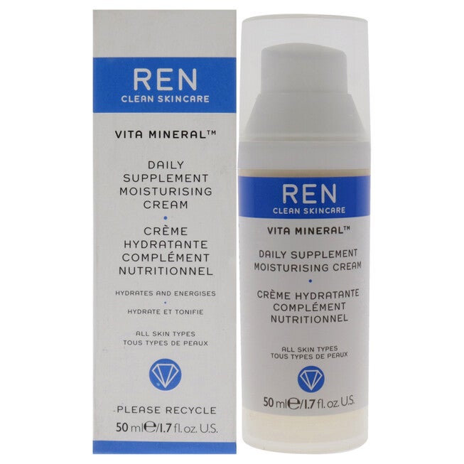 Vita Mineral Daily Supplement Moisturising Cream by REN for Unisex - 1.7 oz Cream, See Description, hi-res image number 0