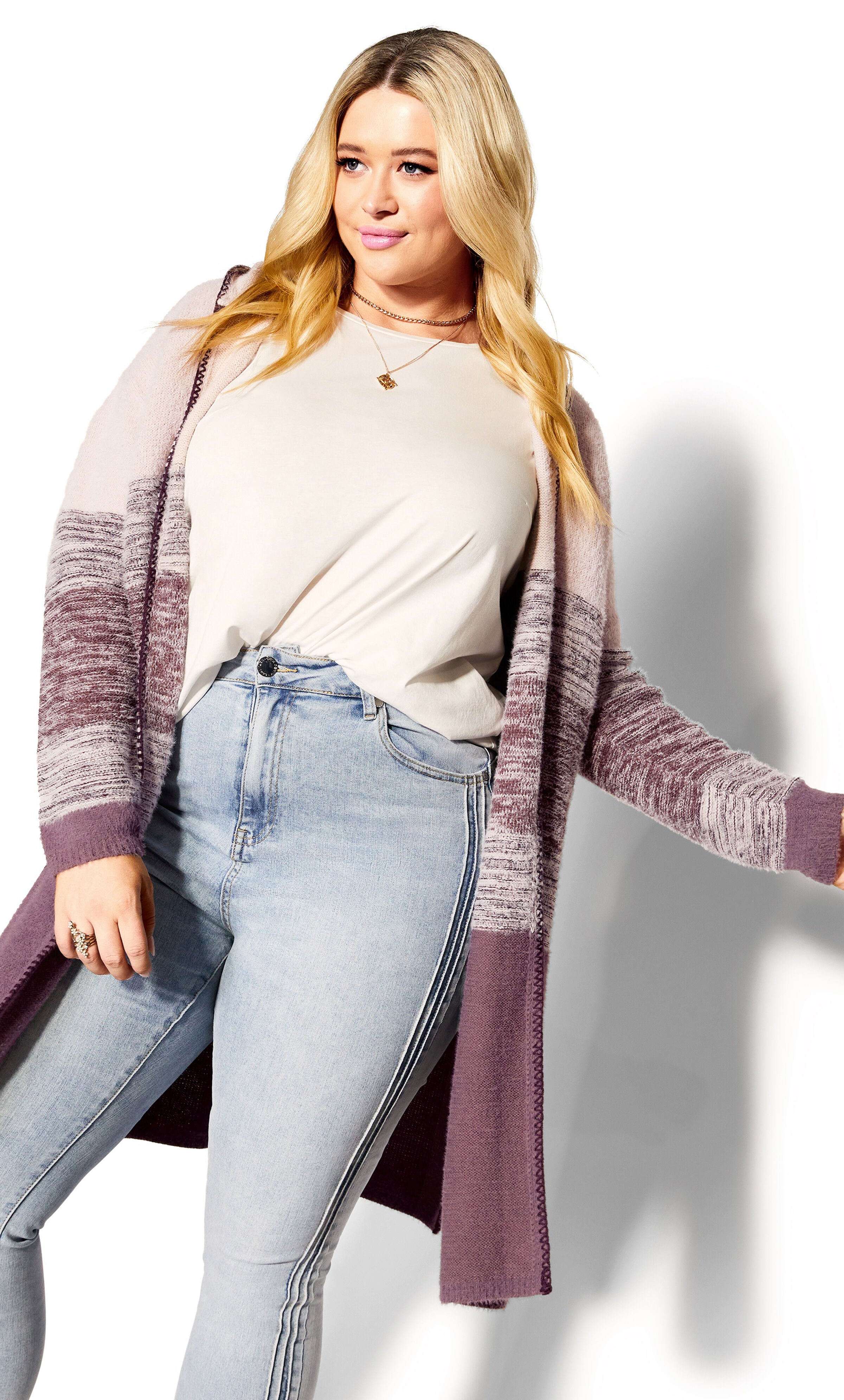 Camryn Cardigan - plum, , alternate image number 2