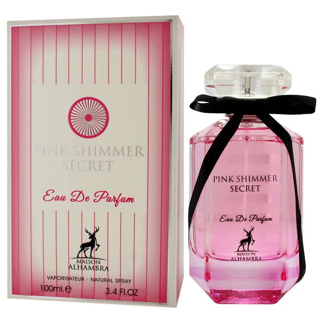 Pink Shimmer Secret by Maison Alhambra for Women - 3.4 oz EDP Spray, See Description, alternate image number 3