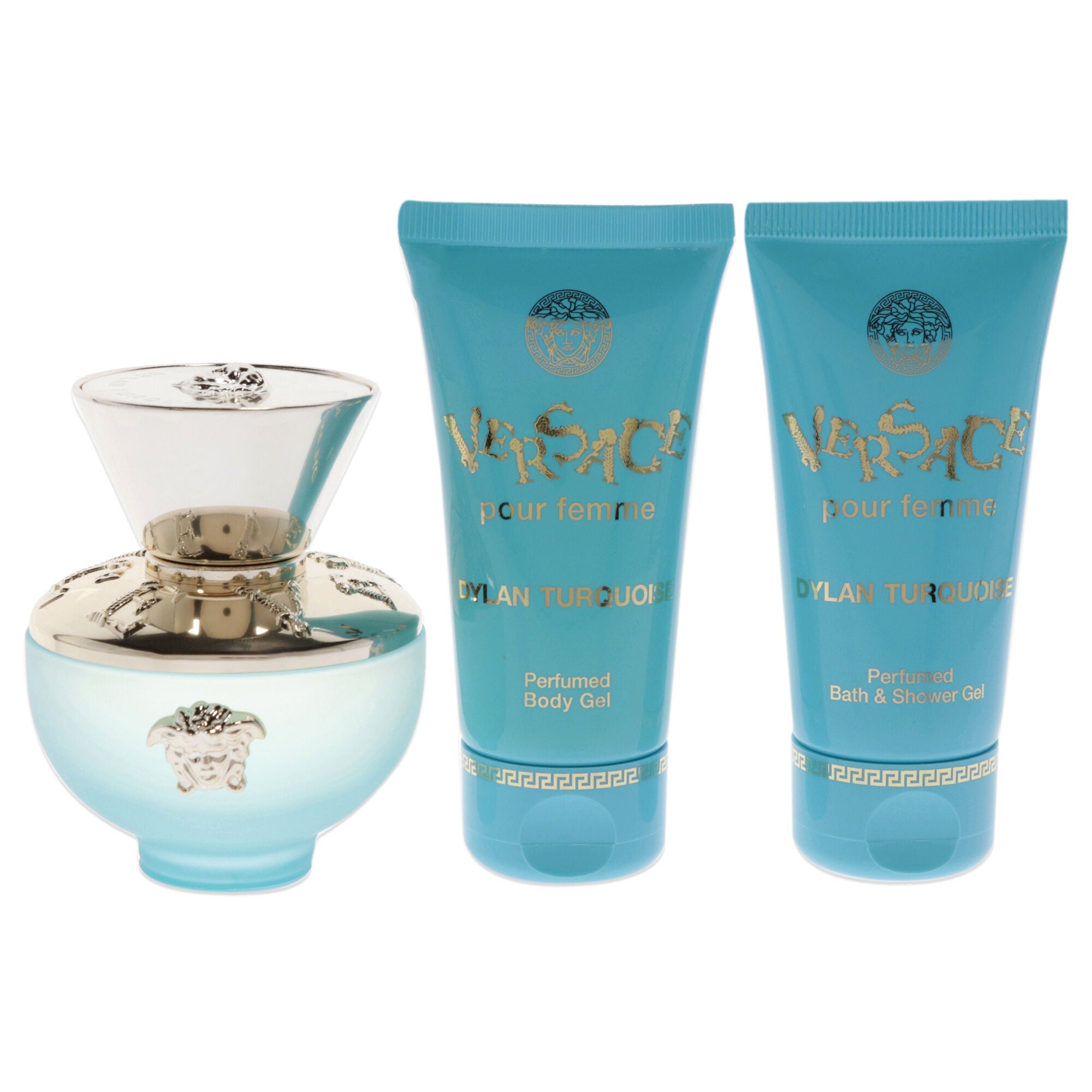 Versace Dylan Turquoise Pour Femme by Versace for Women - 3 Pc Gift Set 1.7oz EDT Spray, 1.7oz Perfumed Body Gel, 1.7oz Bath and Shower Gel, , alternate image number 5