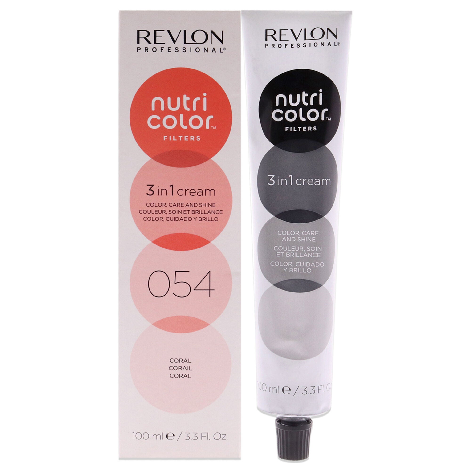Nutri Color Cream - 054 Coral by Revlon for Unisex - 3.3 oz Hair Color, See Description, hi-res image number 0