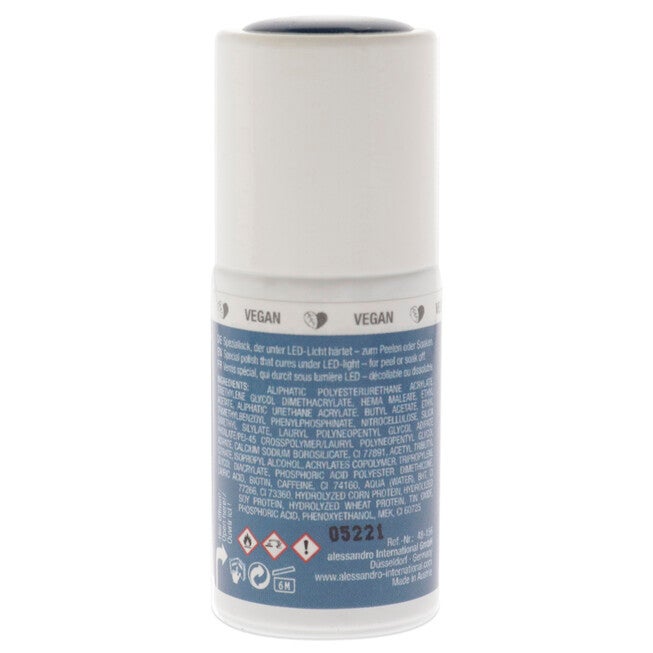 Striplac Peel or Soak Shimmer - 156 Petrol Love by Alessandro for Women - 0.27 oz Nail Polish, See Description, alternate image number 2