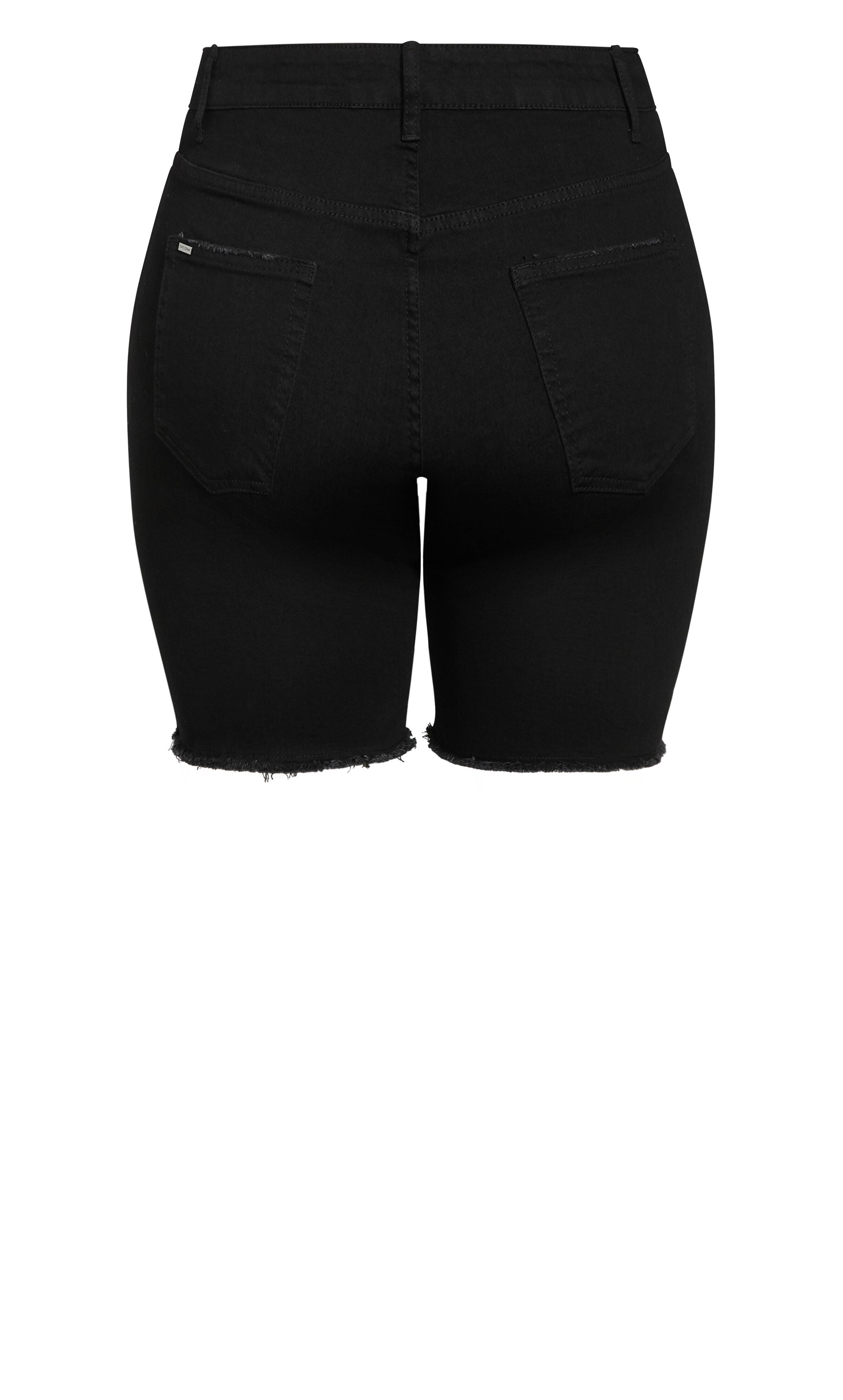 Longline Distressed Short - black, , alternate image number 4