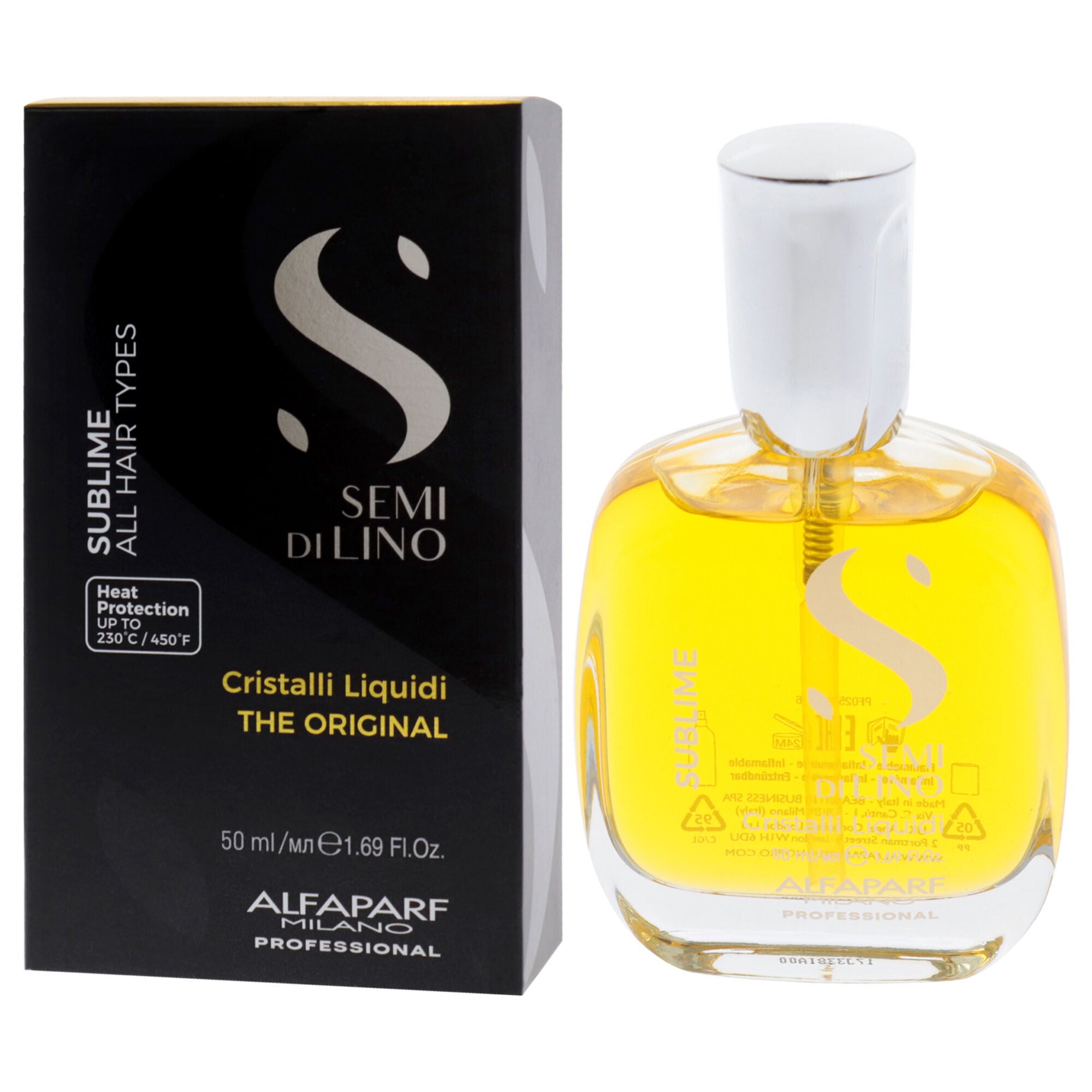 Semi Di Lino Sublime Cristalli Liquidi by Alfaparf Milano for Unisex - 1.69 oz Treatment, See Description, alternate image number 2