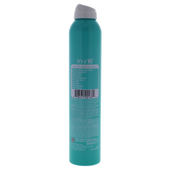 Miracle Blow Dry Texture Spray by Its A 10 for Unisex - 8 oz Hairspray, See Description, alternate image number 2