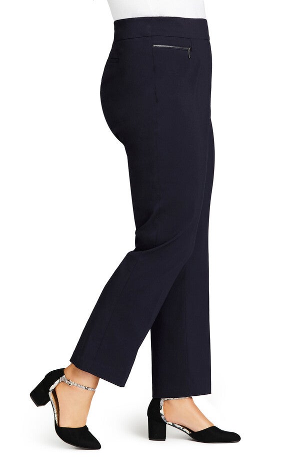 Super Stretch Zip Pant Navy - tall, , alternate image number 4