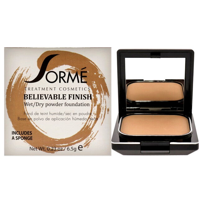 Believable Finish Powder Foundation - Blush Beige by Sorme Cosmetics for Women - 0.23 oz Foundation, See Description, hi-res image number 0