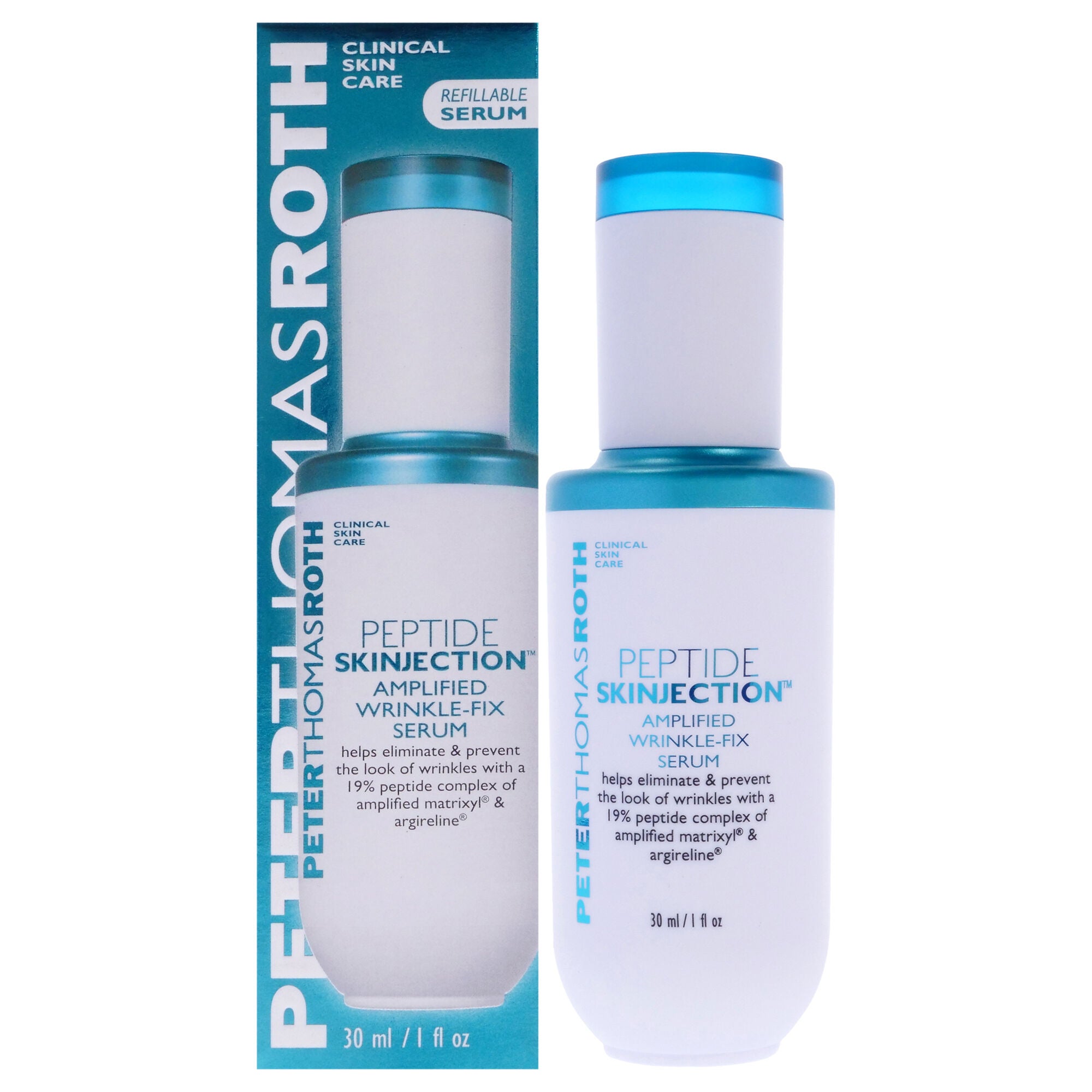 Peptide Skinjection Amplified Wrinkle Fix Serum by Peter Thomas Roth for Unisex - 1 oz Serum (Refillable), See Description, hi-res image number 0