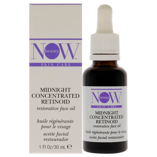 Midnight Concentrated Retinoid Restorative Face Oil by NOW Beauty for Unisex - 1 oz Oil, See Description, hi-res image number 0