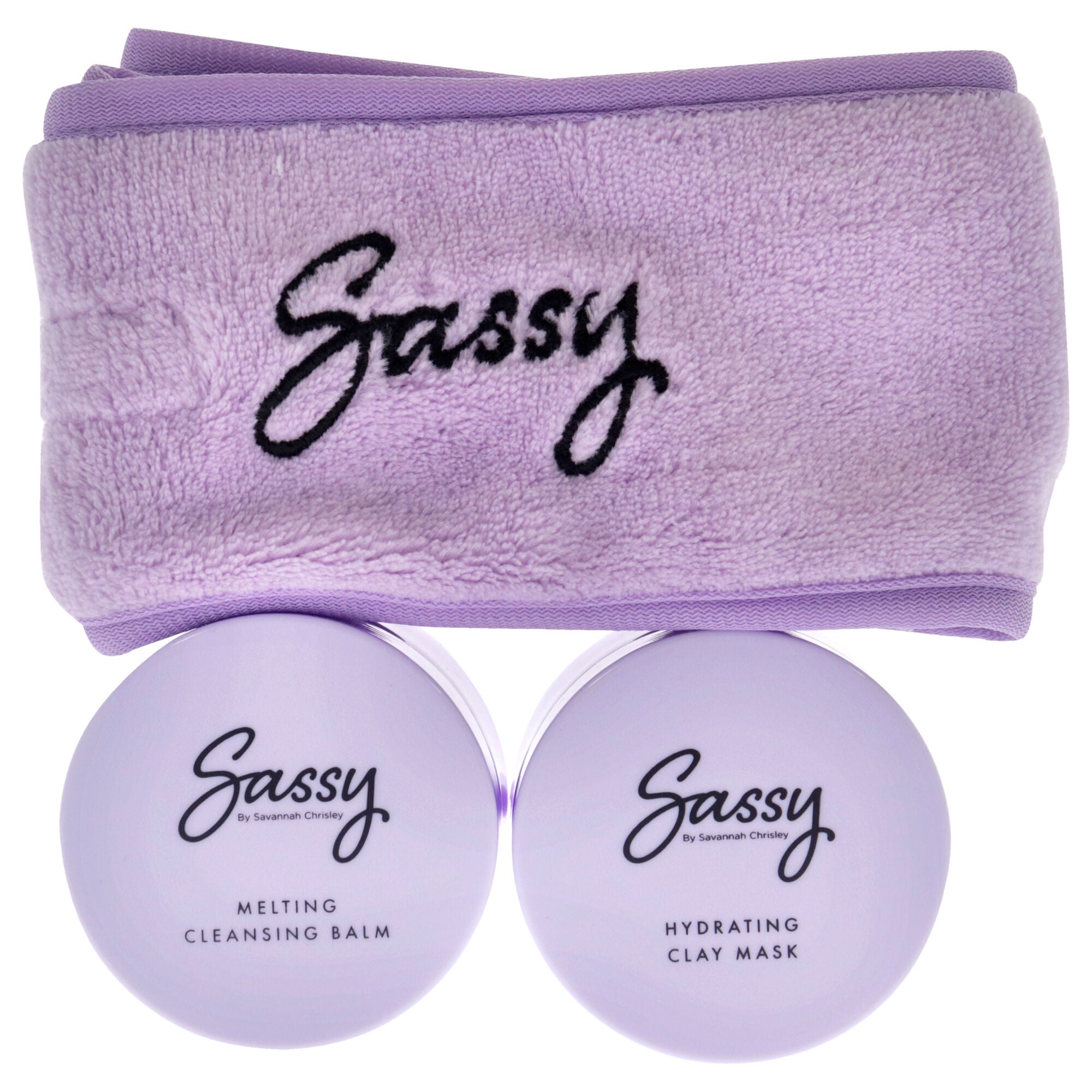 Pamper Yourself Kit by Sassy by Savannah Chrisley for Women - 3 Pc Cleansing Balm, Mask, Spa Headband, , alternate image number 1
