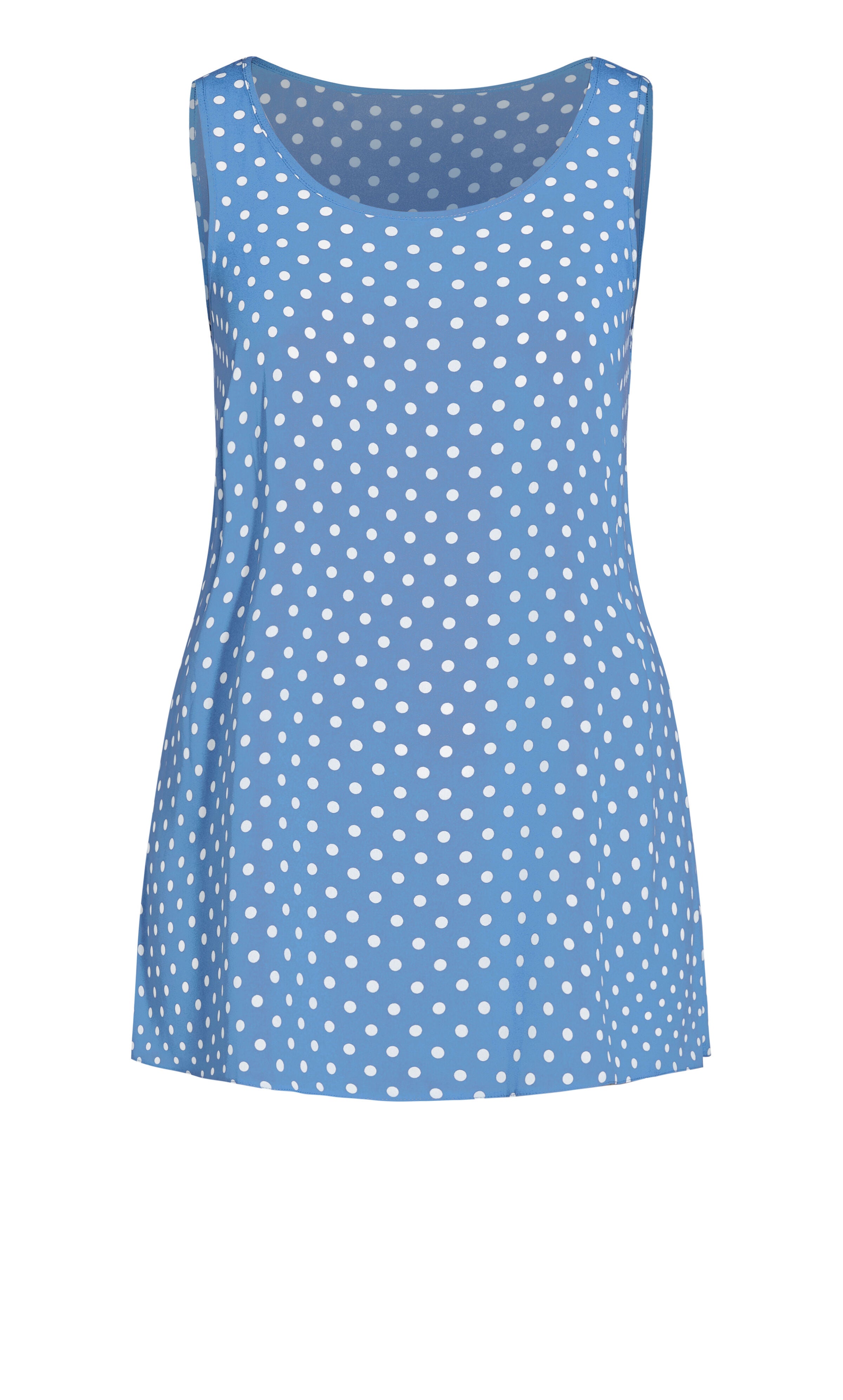 Spot Print Vest - blue, , alternate image number 2