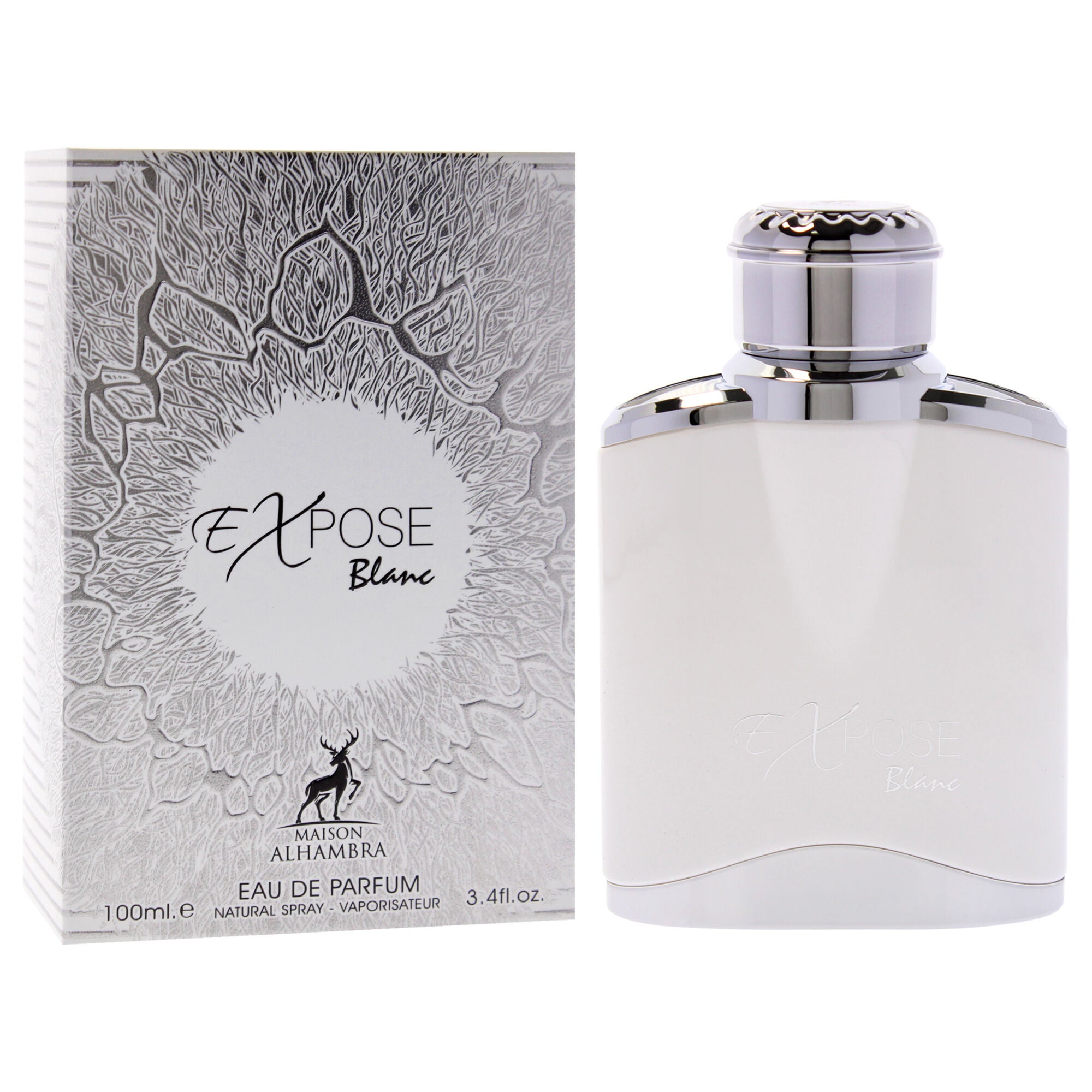 Expose Blanc by Maison Alhambra for Men - 3.4 oz EDP Spray, Clear, alternate image number 2