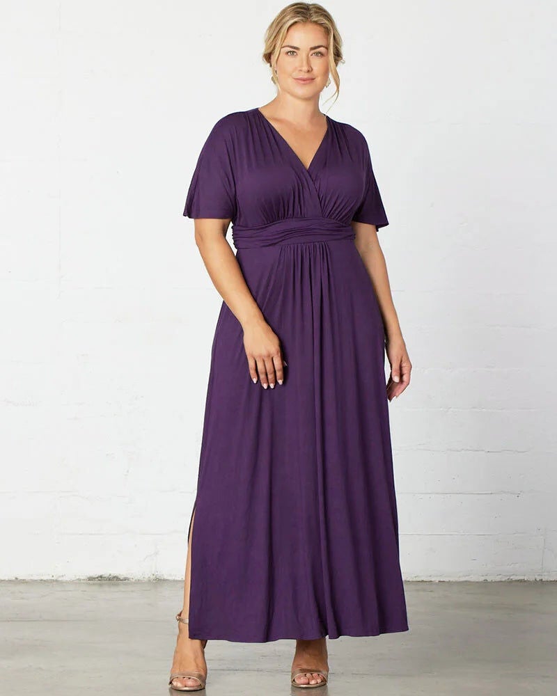 Vienna Maxi Dress, Plum Passion, hi-res image number 0