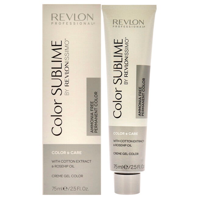 Revlonissimo Color Sublime - 7.32 Medium Golden Iridescent Blonde by Revlon for Unisex - 2.5 oz Hair Color, See Description, hi-res image number 0