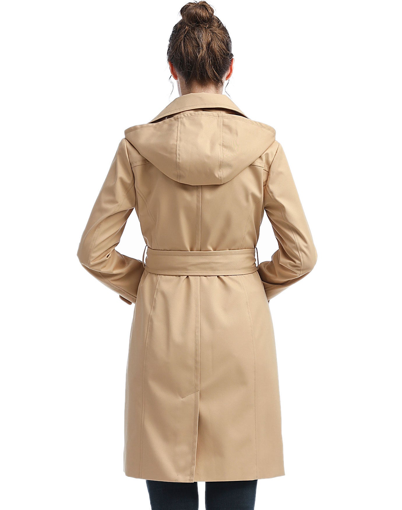 Eva Waterproof Hooded Trench Coat, , alternate image number 1