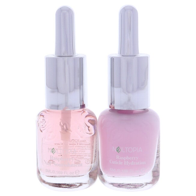 Nails are Nourished Kit by Nailtopia for Women - 2 Pc Kit 0.17oz Nail Nourishment Raspberry, 0.17oz Cuticle Hydration Raspberry, , alternate image number 5