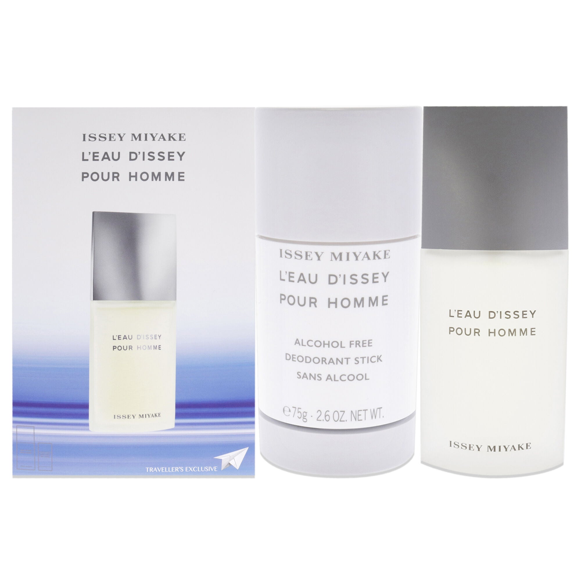 Leau Dissey by Issey Miyake for Men - 2 Pc Gift Set 2.5oz EDT Spray, 2.6oz Deodorant Stick, See Description, hi-res image number 0