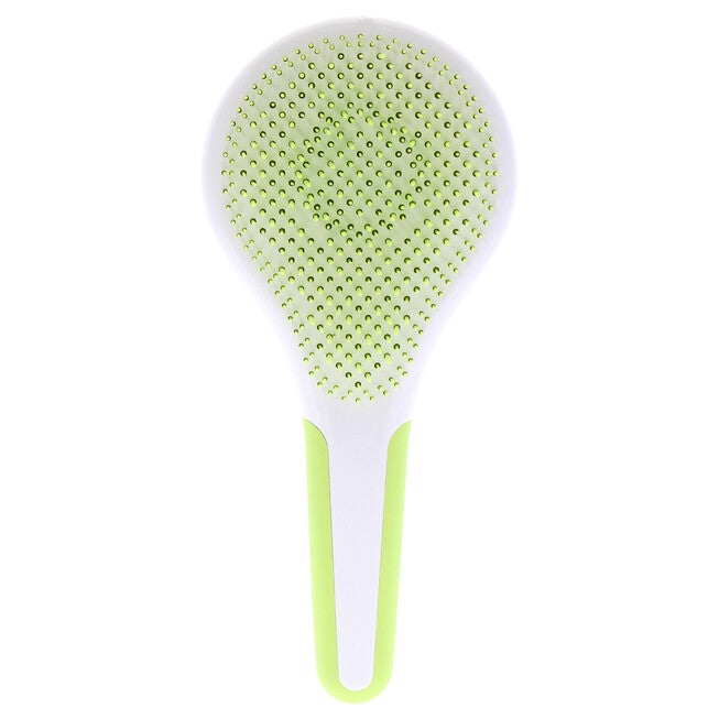 Wet and Dry Hair Detangler Regular Hair - Green-White by Michel Mercier for Women - 1 Pc Hair Brush, NA, alternate image number null