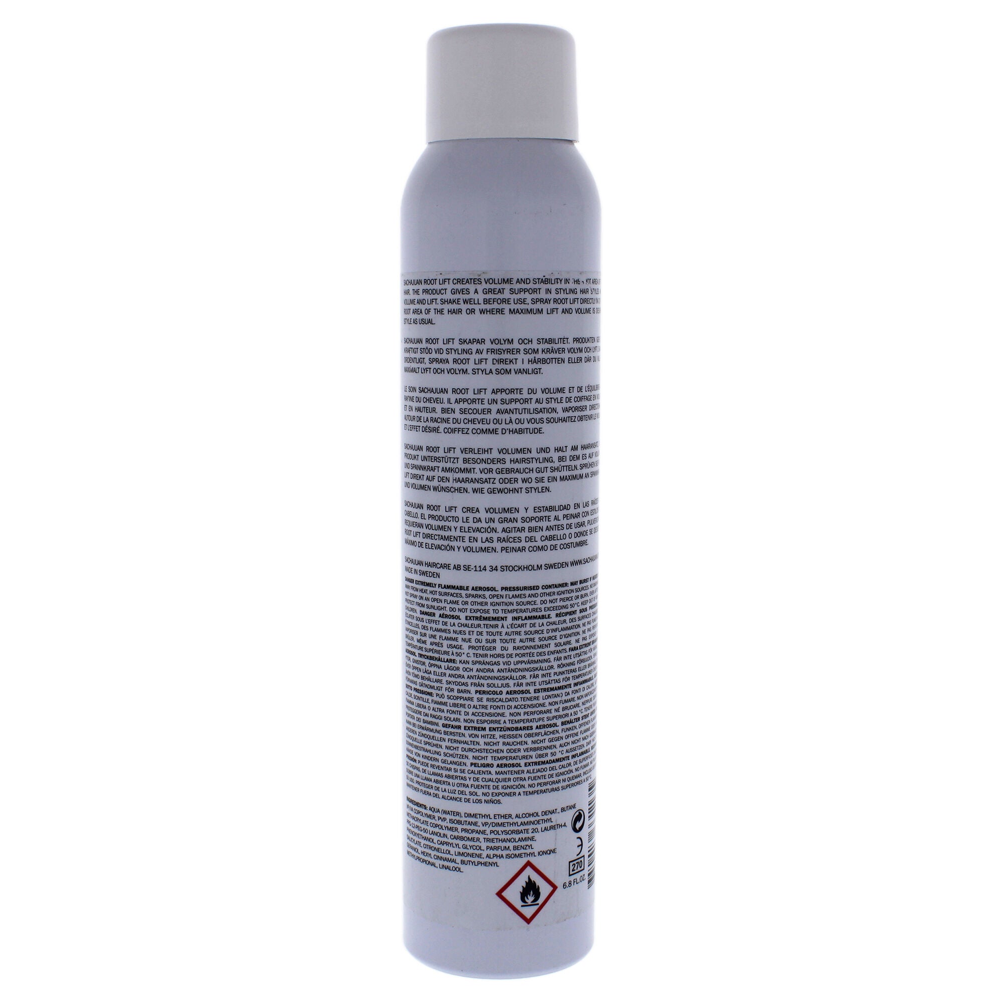 Root Lift Strong Hold Spray by Sachajuan for Unisex - 6.1 oz Hairspray, See Description, alternate image number 1